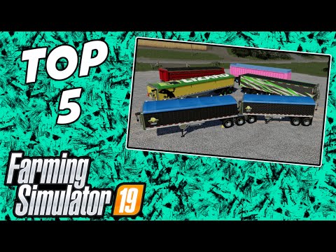 Top 5 Console Semi Trailer Mods | Farming Simulator 19