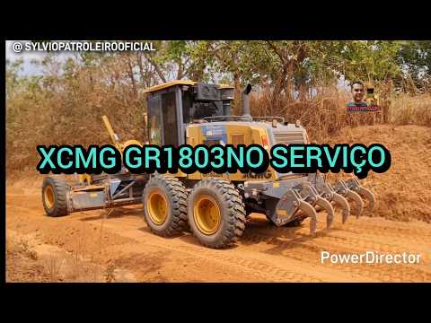 PATROL XCMG GR1803 NO CASCALHAMENTO / Motoniveladora grader niveleuse patrola operador Patroleiro 