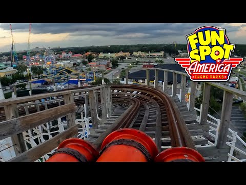 On-ride point of view of Mine Blower