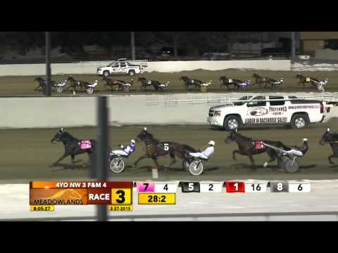 Meadowlands February 27, 2015 - Race 3 - Sheer Flex