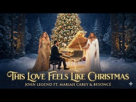 This Love Feels like Christmas - John Legend Ft. Mariah Carey and Beyonce (Music Video) Love Song