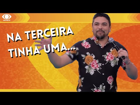 Délio Macnamara arranca gargalhadas de Faustão com seu stand up hilário