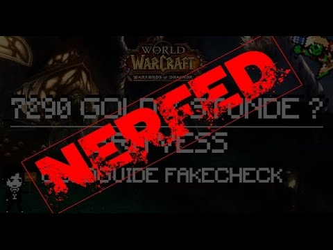 7300 Gold / Stunde? Der Sra'Vess Farm - Fakecheck! WoW 6.2.3