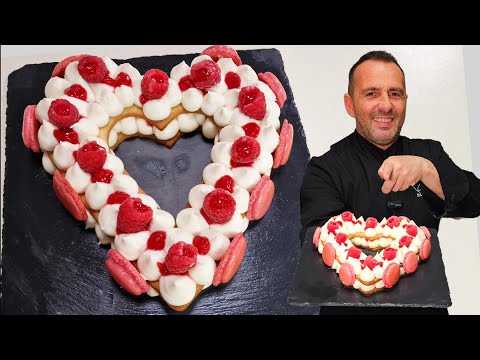 TORTA CREAM TART ❤️-Frolla friabile, Crema a latte e lamponi-ricetta fatta in casa totalmente a mano