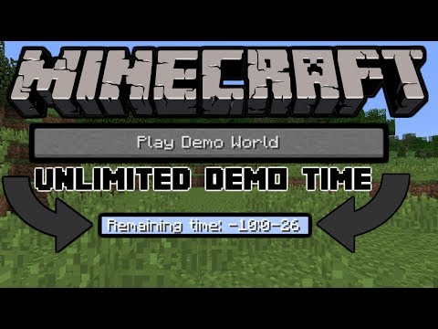 Minecraft Demo Hack: Unlimited Playtime Trick!