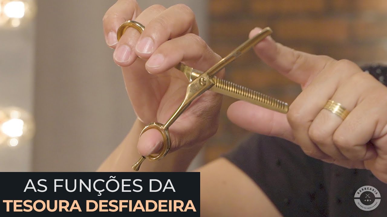 As funções da tesoura desfiadeira