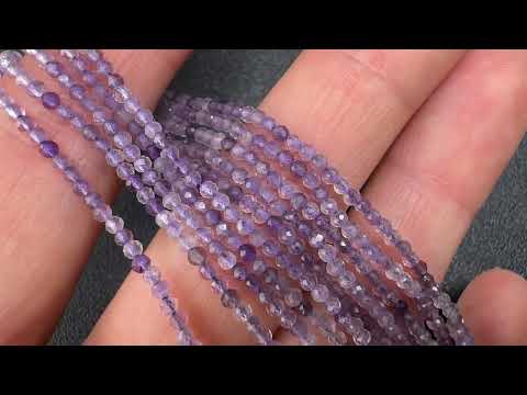 Аметист гранований 2мм, низка