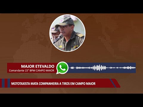 Mototaxista mata companheira a tiros em Campo Maior 28 07 2021