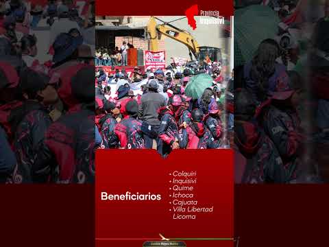 ¡ La provincia Inquisivi crece con hechos concretos!