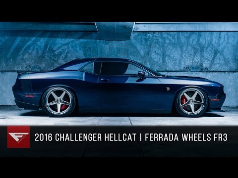 2016 Dodge Challenger Hellcat | Ferrada FR3 Machine Silver with Polished Lip