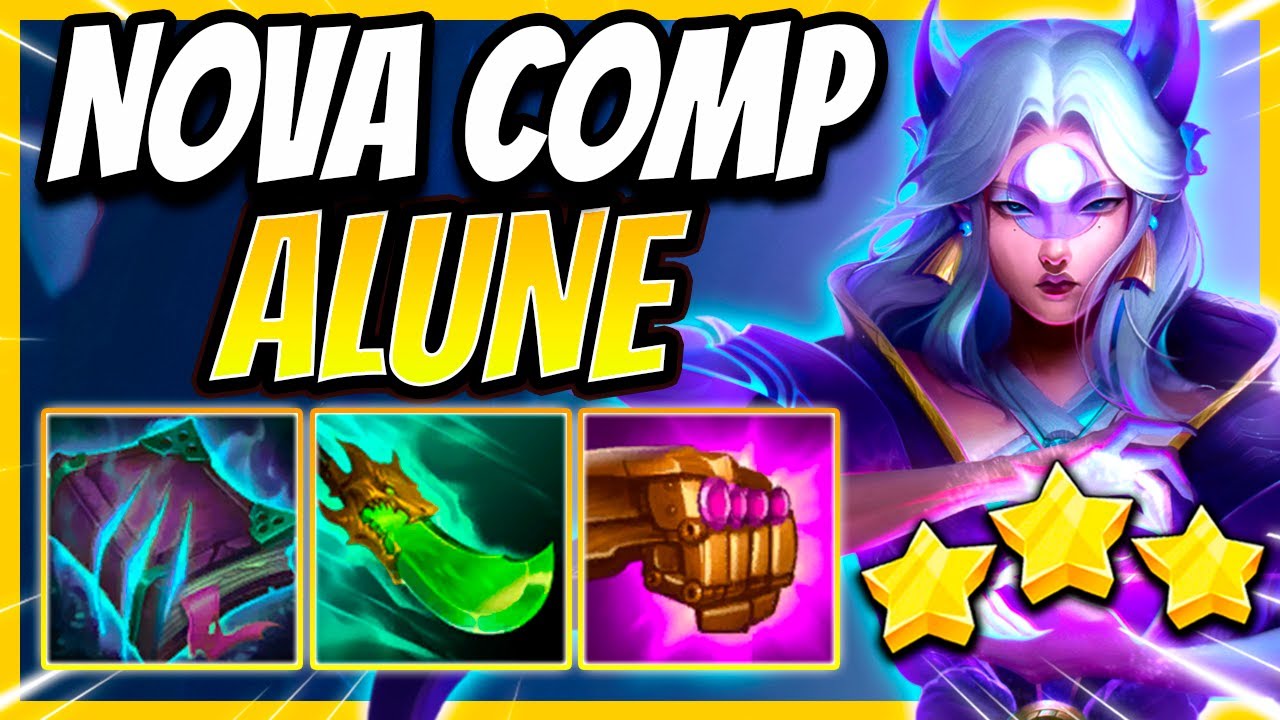 NOVA COMP DE ALUNE COM UMBRAL 6 MELHOR REROLL DO PATCH GAMEPLAY EXPLICATIVA TFT 14.9