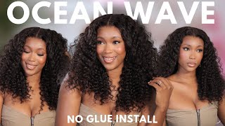 Get Waves For Days With This 3D Dome Glueless Ocean Wave Wig! Instant Melt Without Glue!