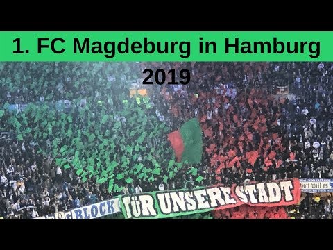 Hamburg gegen Magdeburg 8.4.2019 - Fans aus Magdeburg drehen durch