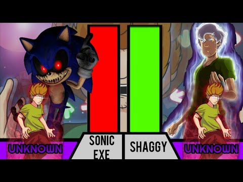 fnf shaggy vs sonic.exe power levels
