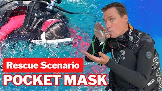 Mouth to Pocket Mask PADI Rescue Exercise 7 - IDC & Divemaster Course