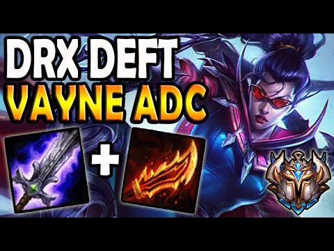 Deft VAYNE vs EZREAL [ ADC ] Lol Challenger Korea