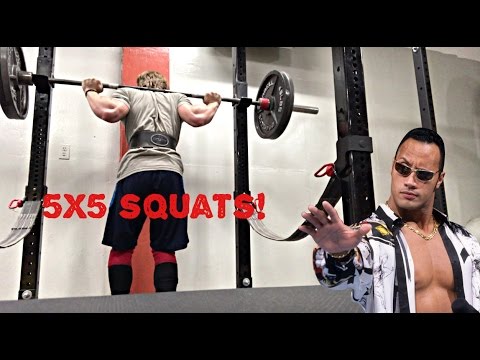 POWERLIFTING SQUATS 5X5 WITH 275! THE BEST SQUAT TIPS FOR STRENGTH!