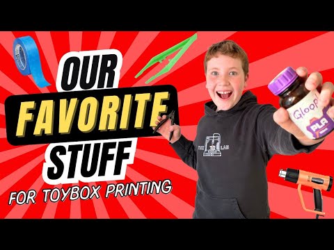 Our Favorite Products to Use While 3D Printing with Our Toybox Printer