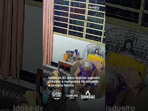 Idosa de 92 anos acende isqueiro próximo a mangueira de oxigênio e assusta família