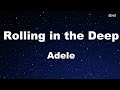 Rolling In The Deep Adele Karaoke With Guide Melody