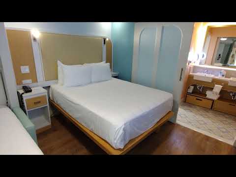 Disney Caribbean Beach Resort - Little Mermaid Room - 3963 - Standard 5th sleeper room
