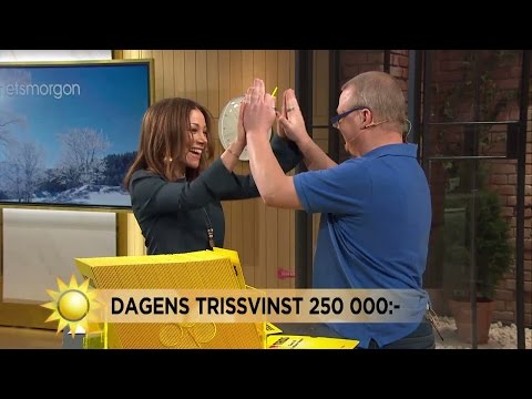 High five! - här grattar Tilde Triss-vinnaren - Nyhetsmorgon (TV4)