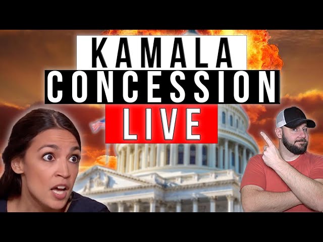 HAPPENING NOW: Kamala Harris Delivers Her CONCESSION Speech To Donald Trump... It's OFFICIAL