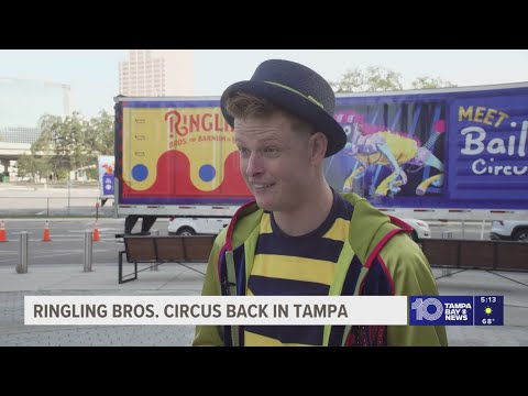 Ringling Brothers and Barnum & Bailey's circus returns to Tampa