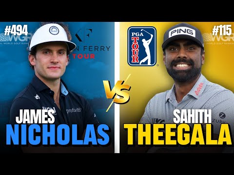 Can I beat Sahith Theegala (World #115)? | Korn Ferry vs PGA Tour | Pro vs Pro