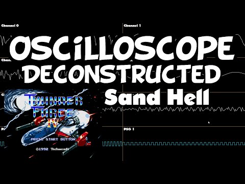 Thunder Force IV - Sand Hell - Oscilloscope Deconstruction