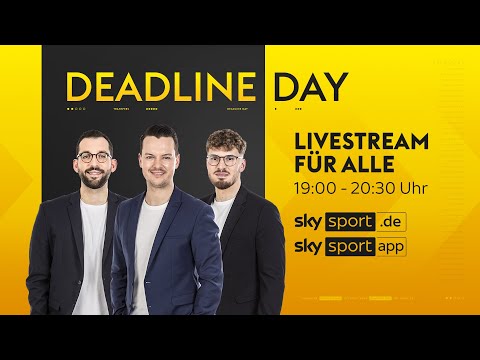 RE-LIVE | DEADLINE DAY - die Show | Die heiße Phase live auf Sky Sport News.
