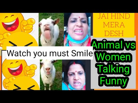 Animal vs Women Talking 😂😂 Funny#JAI HIND MERA DESH
