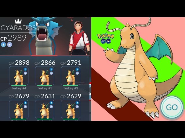 Dragonite Max Cp For All Levels Pokemon Go