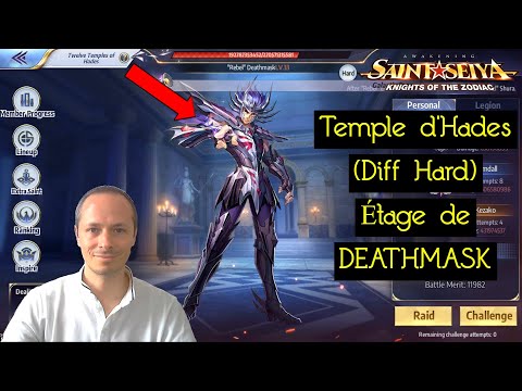 Temple d'Hades - Etage Deathmask - Saint Seiya Awakening