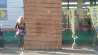 #美脚 #ミニスカート #miniskirt 　Street Fashion 2