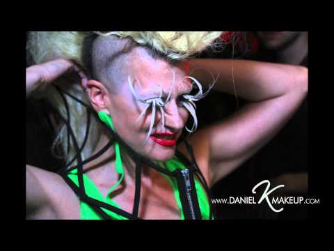 Daniel K Makeup - Cazwell vs Peaches 'Unzip Me' Behind-the-Scenes Makeup