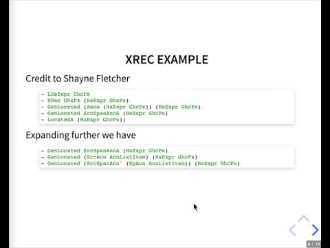 HIW 2021 Exact Print Annotations in GHC