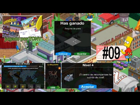 Los Simpson Springfield "Destino Spfld, Cap. 9 - La Bicyclette, Gripe al 3 y Centro al 4" por Tony