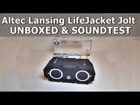 Altec Lansing LifeJacket Jolt [UNBOXED SOUNDTEST]