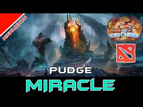 Miracle Plays Pudge 7.19c 2018 Dota 2 - Pro Highlights