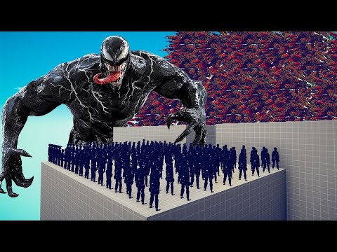 200x VENOM + 1x GIANT vs EVERY GOD   Totally Accurate Battle Simulator TABS