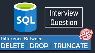 Download the video "Difference Between DELETE, DROP and TRUNCATE | SQL | DBMS"