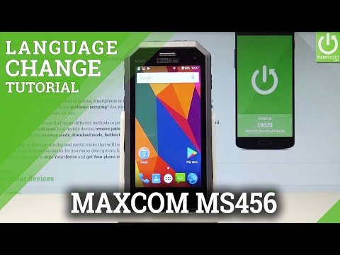 How to Change Language in MAXCOM MS456 |HardReset.info