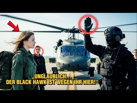 Sie verspotteten die Frau in Tarnung – bis ein Black Hawk kam, um sie abzuholen