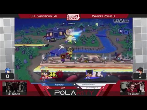 CFLS64 - cE | Ookami (Megaman) vs The Gount (Ryu)
