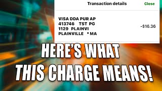 Visa DDA PUR AP Charge In TD Bank - Here’s What It Means And How To Find Where It Comes From!