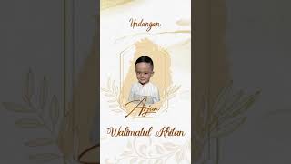 Download lagu Undangan Khitanan Digital - Walimatul Khitan - Undangan Sunat mp3