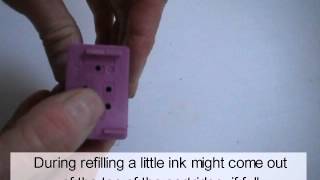 HP Color Inkjet Cartridges: Refill Instructions