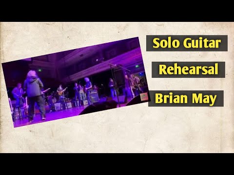 Thumbnail for Brian May RIPPING a solo guitar during  rehearsal of 25 or 6 to 4 - video credited to Jason Scheff by Queen, Brian May, NME