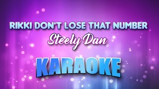 Steely Dan - Rikki Don't Lose That Number (Karaoke & Lyrics)